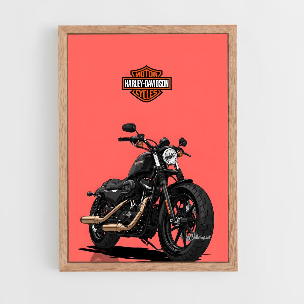 Poster Harley Davidson emblématique – affiche Harley-Davidson (vue 4)
